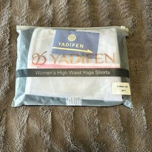 Yadifen - 3 Women’s High Waist Yoga Shorts (NEW)